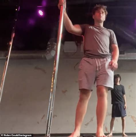 is nolan gould gay|WATCH: Nolan Gould’s first pole dancing class went very well